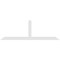 Ekena Millwork Portland Architectural Grade PVC Gable Bracket, 84"W x 28"H x 2"D x 4"F, 8/12 Pitch GBP084X28X0204POR00 - alternate 5